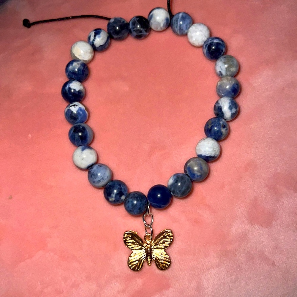 A Charming Wave Butterfly Beaded Bracelet